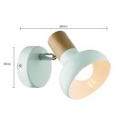 Light Prestige Arezzo kinkiet biały E14 biały LP-1420/1W WH Light Prestige Arezzo kinkiet biały E14 biały LP-1420/1W WH