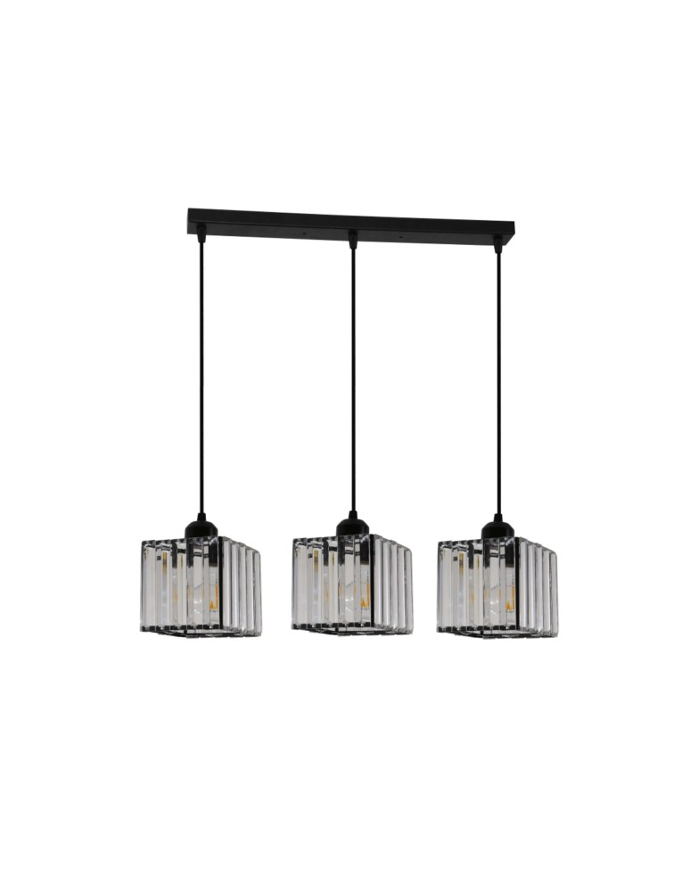 Light Prestige Galactico 3 linia wisząca E27 czarny LP-2383/3L