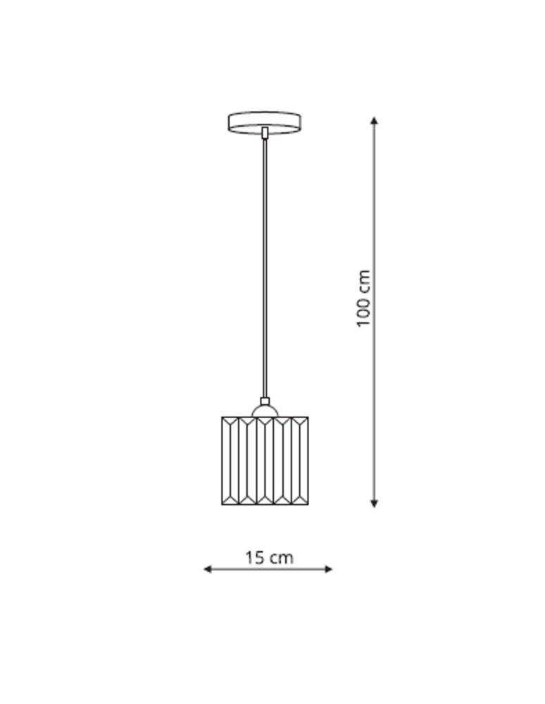 Lampy wiszące - Light Prestige Galactico 1 wisząca E27 czarny LP-2383/1P - product kolory-swiatla.pl 3