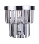 Kinkiety glamour - Light Prestige Vetro kinkiet E14 transparentny/chrom LP-2910/1W - product 1