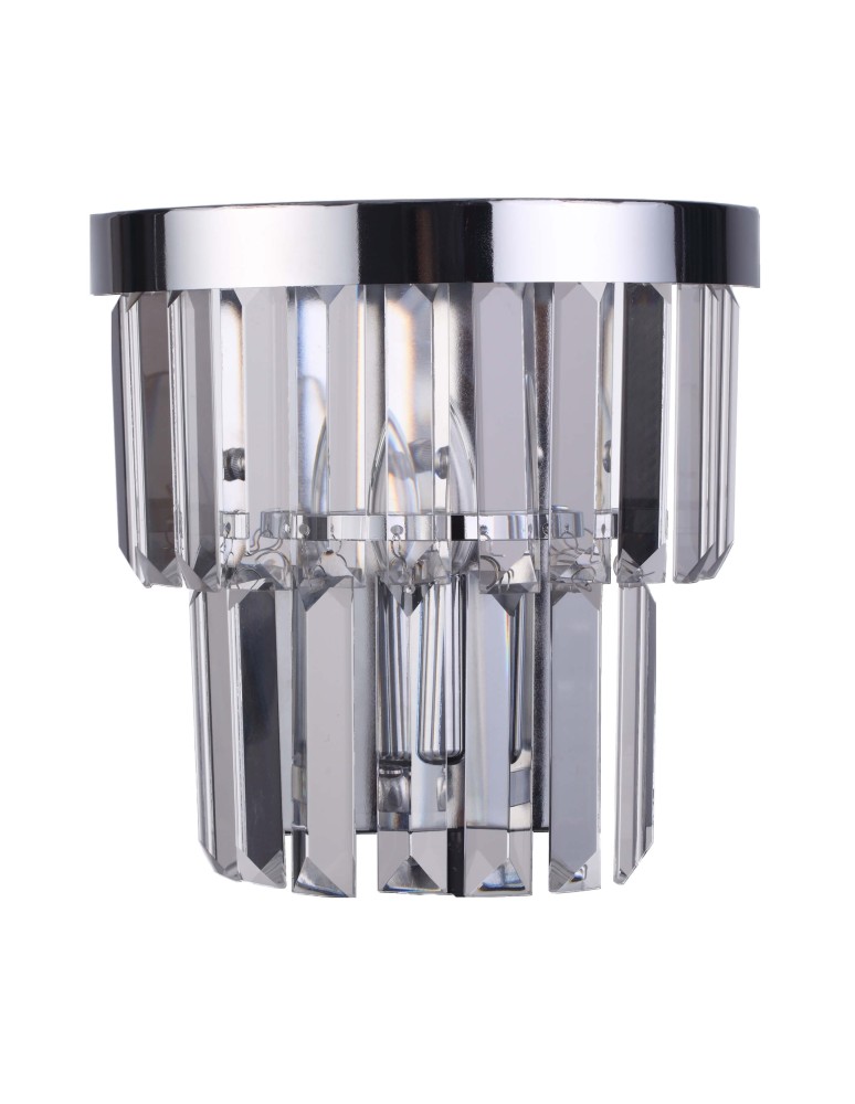 Light Prestige Vetro kinkiet E14 transparentny/chrom LP-2910/1W