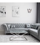 Kinkiety glamour - Light Prestige Vetro kinkiet E14 transparentny/chrom LP-2910/1W - product 2