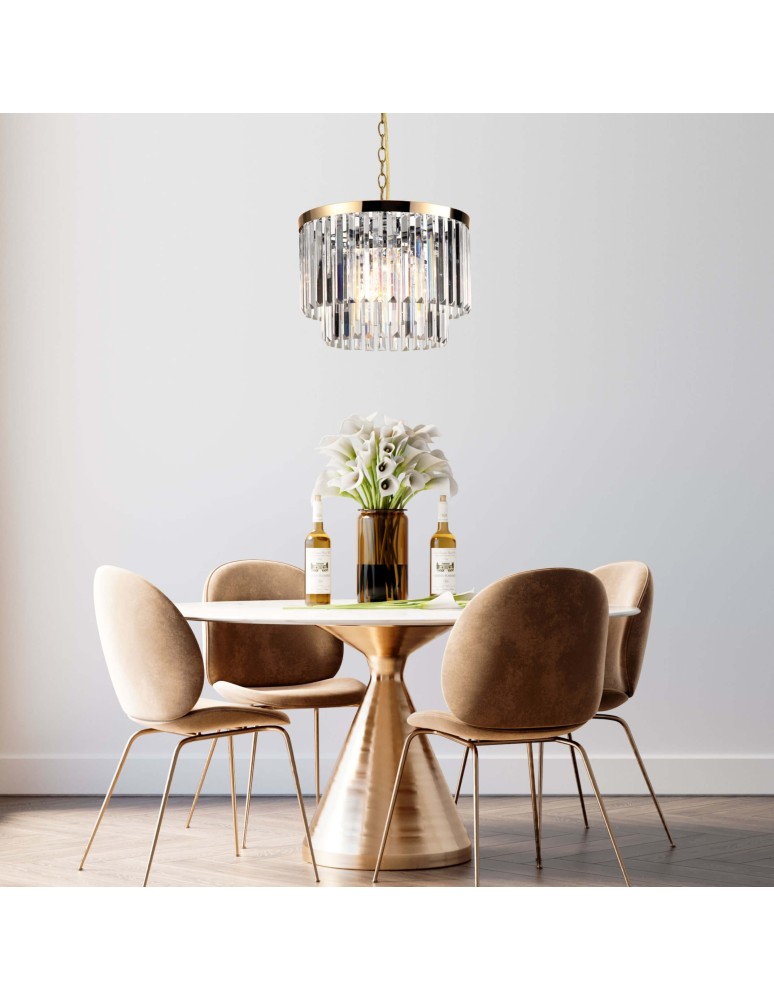 Light Prestige Vetro lampa wisząca antyczne złoto LP-2910/5P AGD 5xE14 antyczne złoto Light Prestige Vetro lampa wisząca antyczne złoto LP-2910/5P AGD 5xE14 antyczne złoto