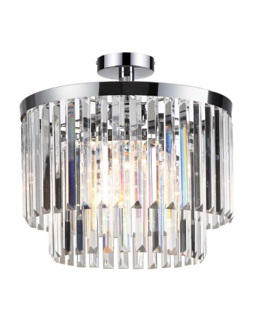 Light Prestige Vetro plafon E14 transparentny/chrom LP-2910/4C