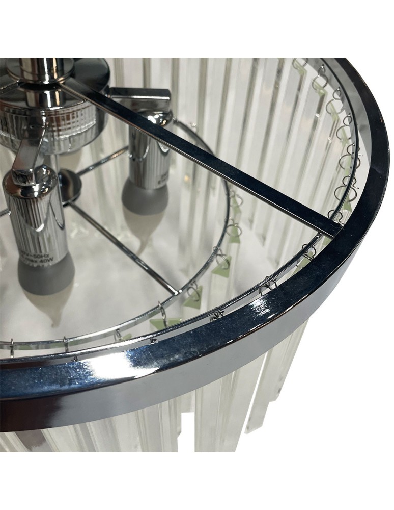Light Prestige Vetro plafon E14 transparentny/chrom LP-2910/4C