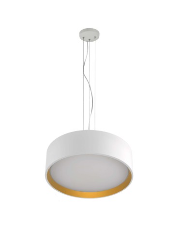 Light Prestige Hudson lampa wisząca biała/złota LP-043/1P WH/GD 1 xLED biały / złoty
