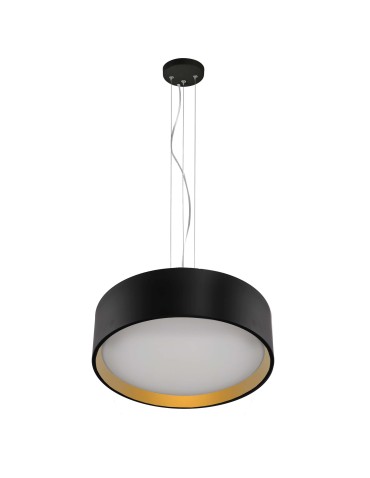 Light Prestige Hudson lampa wisząca czarna/złota LP-043/1P BK/GD 1xLED czarny / złoty