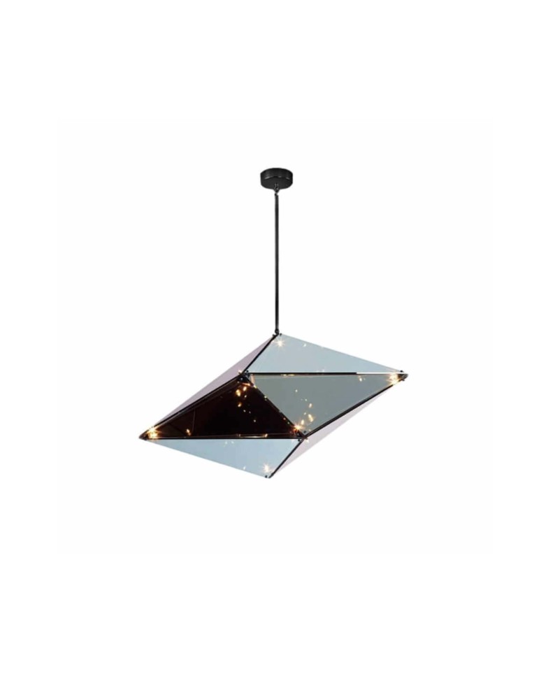 Light Prestige Konstelacja pozioma wisząca G9 czarny / dymny LP-056/1P BK Light Prestige Konstelacja pozioma wisząca G9 czarny / dymny LP-056/1P BK
