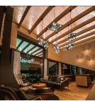 Light Prestige Konstelacja pionowa wisząca G9 czarny / dymny LP-055/1P BK Light Prestige Konstelacja pionowa wisząca G9 czarny / dymny LP-055/1P BK