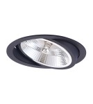 Lampy podtynkowe okrągłe - Light Prestige Nero oczko podtynkowe ruchome czarne GU10 czarny LP-4424/1RS BK movable - product 1