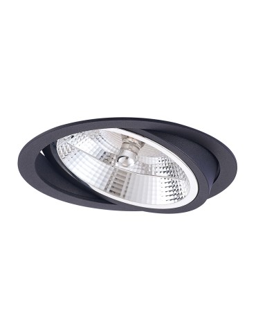 Light Prestige Nero oczko podtynkowe ruchome czarne GU10 czarny LP-4424/1RS BK movable