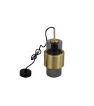 Light Prestige Miele Lampa wisząca E27 1x40W dymny/złoty LP-866/1P L SM/GD Light Prestige Miele Lampa wisząca E27 1x40W dymny/złoty LP-866/1P L SM/GD
