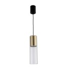 Light Prestige Manacor Lampa wisząca GU10 1x50W złoty/transparentny LP-232/1P GD Light Prestige Manacor Lampa wisząca GU10 1x50W złoty/transparentny LP-232/1P GD