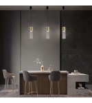Light Prestige Manacor Lampa wisząca GU10 1x50W złoty/transparentny LP-232/1P GD Light Prestige Manacor Lampa wisząca GU10 1x50W złoty/transparentny LP-232/1P GD
