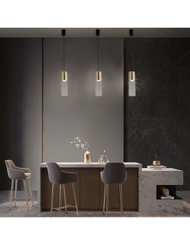 Light Prestige Manacor Lampa wisząca GU10 1x50W złoty/transparentny LP-232/1P GD - product 2