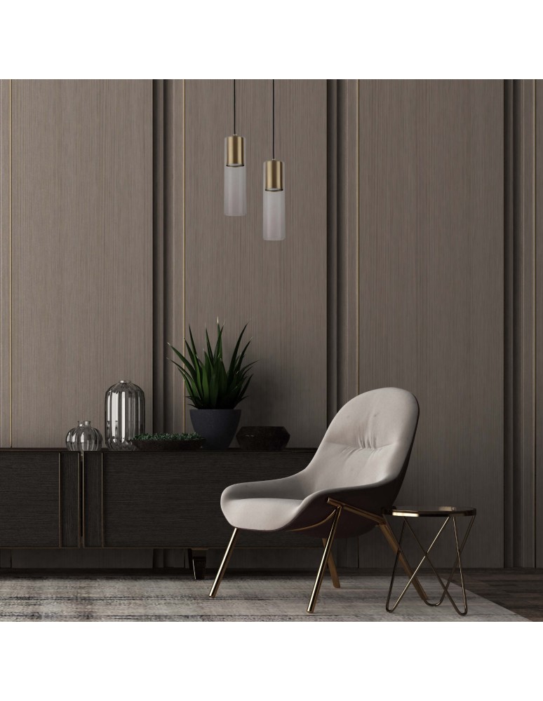 Light Prestige Manacor Lampa wisząca GU10 1x50W złoty/transparentny LP-232/1P GD Light Prestige Manacor Lampa wisząca GU10 1x50W złoty/transparentny LP-232/1P GD
