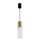 Light Prestige Manacor Lampa wisząca GU10 1x50W złoty/transparentny LP-232/1P GD Light Prestige Manacor Lampa wisząca GU10 1x50W złoty/transparentny LP-232/1P GD