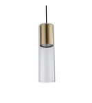 Light Prestige Manacor Lampa wisząca GU10 1x50W złoty/transparentny LP-232/1P GD Light Prestige Manacor Lampa wisząca GU10 1x50W złoty/transparentny LP-232/1P GD