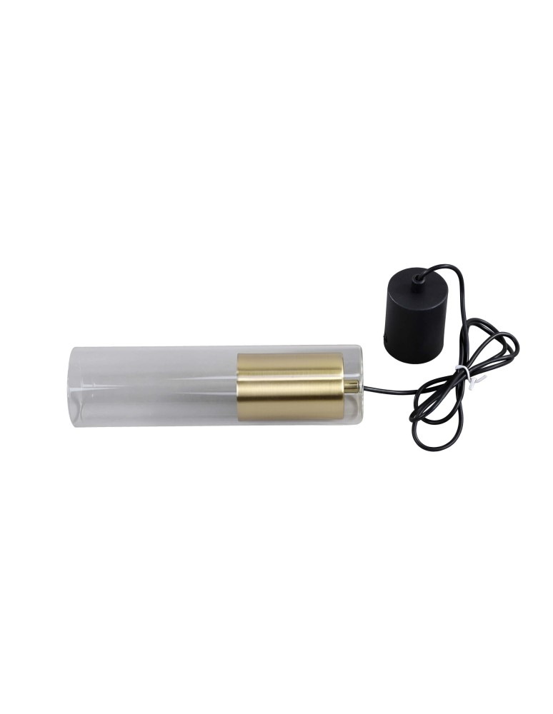 Light Prestige Manacor Lampa wisząca GU10 1x50W złoty/transparentny LP-232/1P GD Light Prestige Manacor Lampa wisząca GU10 1x50W złoty/transparentny LP-232/1P GD
