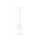 Light Prestige Manacor Lampa wisząca GU10 1x50W złoty/transparentny LP-232/1P GD Light Prestige Manacor Lampa wisząca GU10 1x50W złoty/transparentny LP-232/1P GD