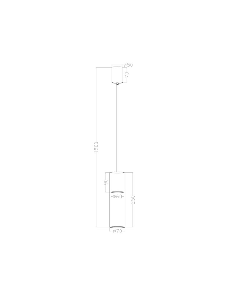 Light Prestige Manacor Lampa wisząca GU10 1x50W złoty/transparentny LP-232/1P GD Light Prestige Manacor Lampa wisząca GU10 1x50W złoty/transparentny LP-232/1P GD