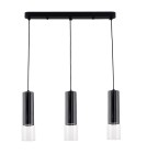 Light Prestige Manacor Lampa wisząca GU10 3x50W czarny/transparentny LP-232/3L BK Light Prestige Manacor Lampa wisząca GU10 3x50W czarny/transparentny LP-232/3L BK