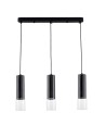 Light Prestige Manacor Lampa wisząca GU10 3x50W czarny/transparentny LP-232/3L BK Light Prestige Manacor Lampa wisząca GU10 3x50W czarny/transparentny LP-232/3L BK