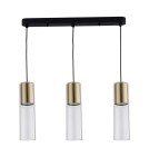 Light Prestige Manacor Lampa wisząca GU10 3x50W złoty/transparentny LP-232/3L GD Light Prestige Manacor Lampa wisząca GU10 3x50W złoty/transparentny LP-232/3L GD