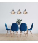 Light Prestige Nola wisząca czarna E27 czarny / biały LP-076/1P BK Light Prestige Nola wisząca czarna E27 czarny / biały LP-076/1P BK