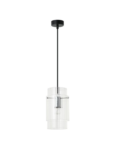 Light Prestige Savona Lampa wisząca E27 1x1W transparentny/srebrny LP-707/1P