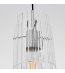 Light Prestige Savona Lampa wisząca E27 1x1W transparentny/srebrny LP-707/1P Light Prestige Savona Lampa wisząca E27 1x1W transparentny/srebrny LP-707/1P