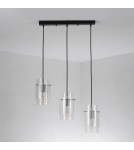 Light Prestige Savona Lampa wisząca E27 3x40W transparentny/srebrny LP-707/3L Light Prestige Savona Lampa wisząca E27 3x40W transparentny/srebrny LP-707/3L