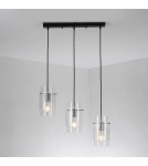 Light Prestige Savona Lampa wisząca E27 3x40W transparentny/srebrny LP-707/3L Light Prestige Savona Lampa wisząca E27 3x40W transparentny/srebrny LP-707/3L