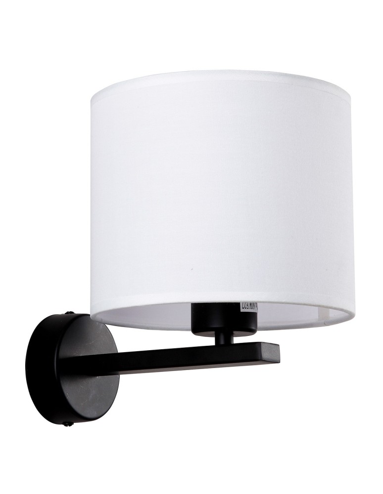 Light Prestige Cecina kinkiet biały E27 czarny / biały LP-114/1W WH Light Prestige Cecina kinkiet biały E27 czarny / biały LP-114/1W WH