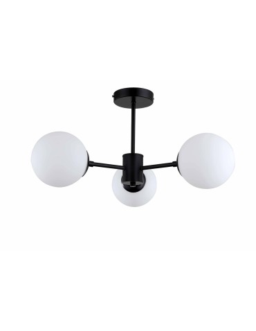 Light Prestige Roma Lampa wisząca E14 3x40W czarny/biały LP-1345/3P BK