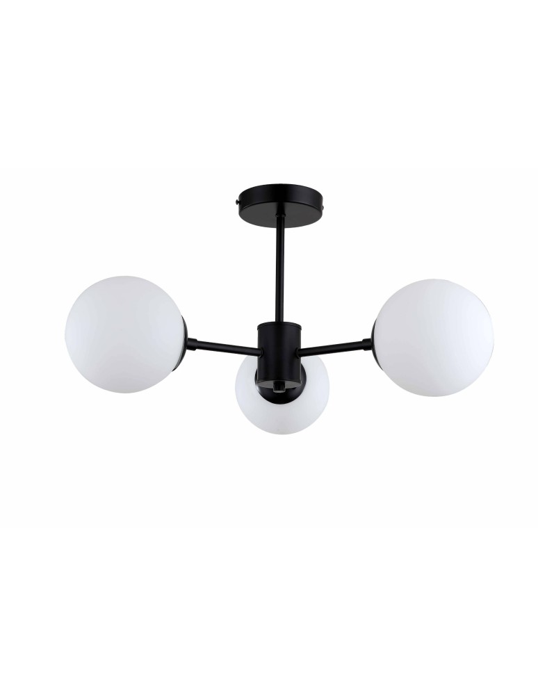 Light Prestige Roma Lampa wisząca E14 3x40W czarny/biały LP-1345/3P BK