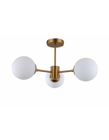 Light Prestige Roma Lampa wisząca E14 3x40W złoty/biały LP-1345/3P GD