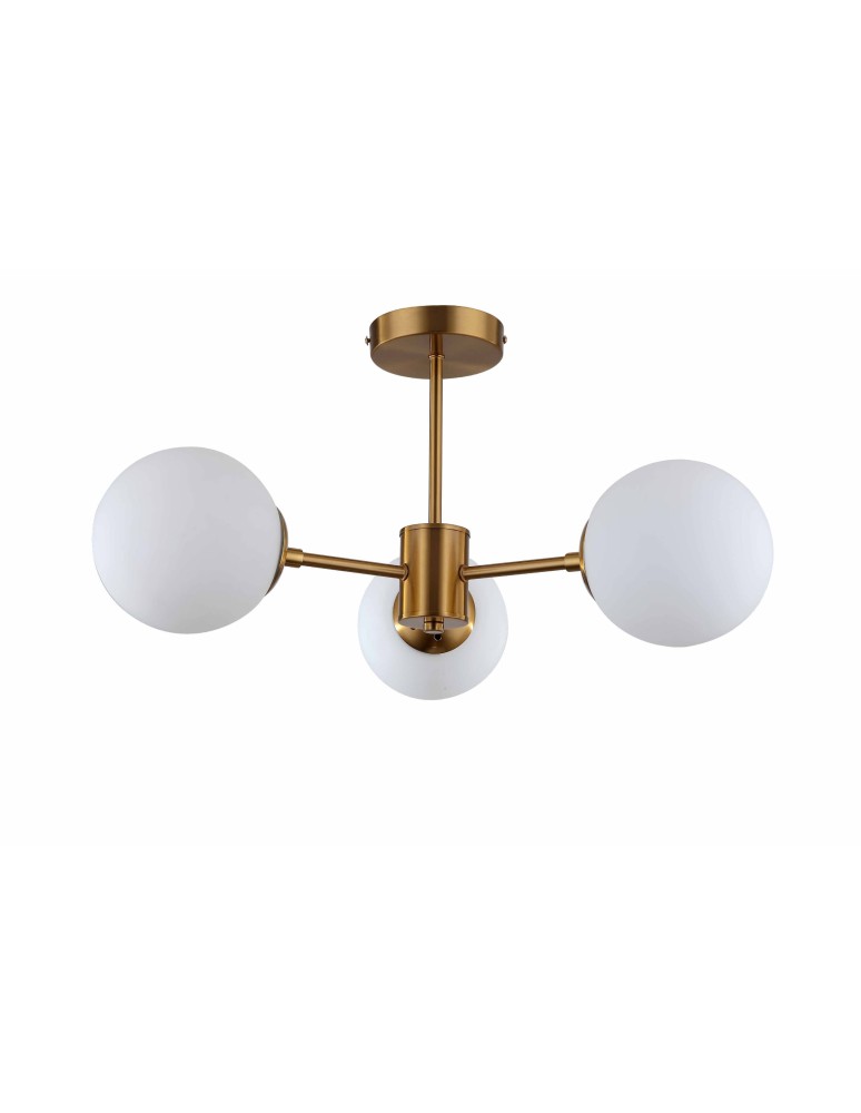 Light Prestige Roma Lampa wisząca E14 3x40W złoty/biały LP-1345/3P GD Light Prestige Roma Lampa wisząca E14 3x40W złoty/biały LP-1345/3P GD