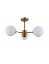 Light Prestige Roma Lampa wisząca E14 3x40W złoty/biały LP-1345/3P GD Light Prestige Roma Lampa wisząca E14 3x40W złoty/biały LP-1345/3P GD