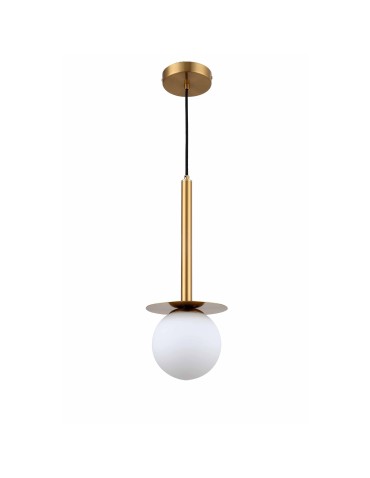 Light Prestige Roma Lampa wisząca E14 1x40W złoty/biały LP-1345/1P GD