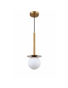 Light Prestige Roma Lampa wisząca E14 1x40W złoty/biały LP-1345/1P GD