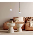 Light Prestige Roma Lampa wisząca E14 1x40W złoty/biały LP-1345/1P GD Light Prestige Roma Lampa wisząca E14 1x40W złoty/biały LP-1345/1P GD