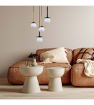 Lampy wiszące - Light Prestige Roma Lampa wisząca E14 1x40W czarny/biały LP-1345/1P BK - product 2