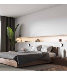 Light Prestige Roma Kinkiet G9 1x5W czarny/biały LP-1345/1W BK Light Prestige Roma Kinkiet G9 1x5W czarny/biały LP-1345/1W BK