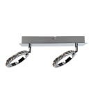 Lampy sufitowe reflektory - Light Prestige Carrara 2 spot LED chrom LP-1864/2W - product 1