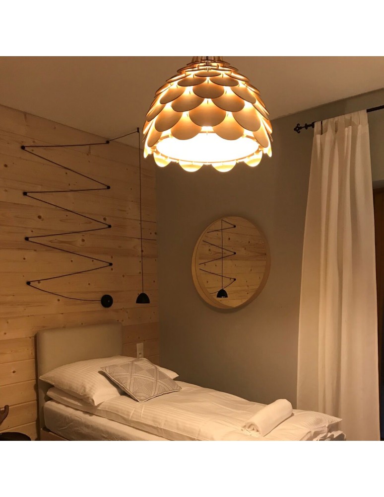 Light Prestige BURGO wisząca mała E27 drewna LP-101335/1P S Light Prestige BURGO wisząca mała E27 drewna LP-101335/1P S
