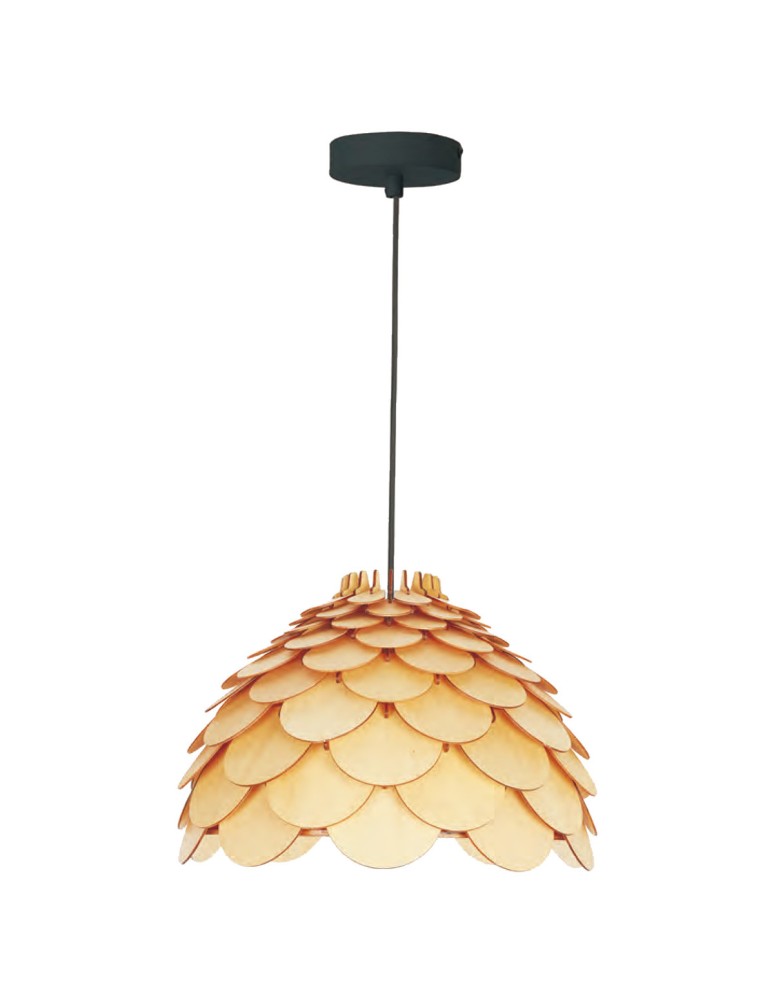 Light Prestige BURGO wisząca mała E27 drewna LP-101335/1P S Light Prestige BURGO wisząca mała E27 drewna LP-101335/1P S