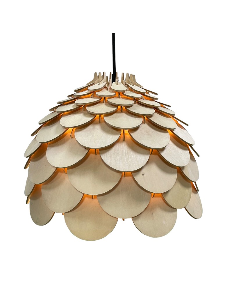 Light Prestige BURGO wisząca duża E27 drewna LP-101335/1P L Light Prestige BURGO wisząca duża E27 drewna LP-101335/1P L