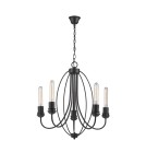 Żyrandole świecznikowe - Light Prestige Canaria 5 wisząca E27 czarny LP-6704/5P - product 1