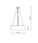 Light Prestige Delos wisząca czarna E27 czarny LP-8144/1P BK Light Prestige Delos wisząca czarna E27 czarny LP-8144/1P BK